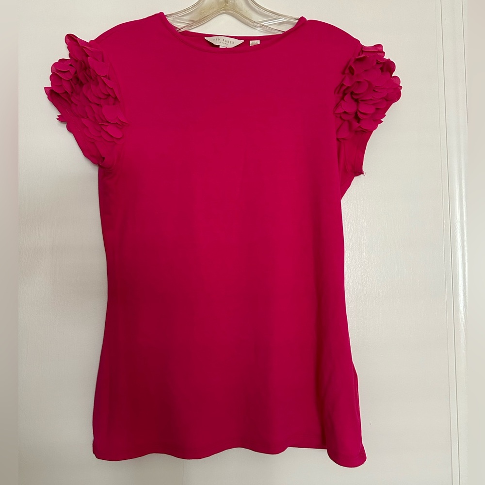 Ted Baker Blere Floral Appliqué Tee